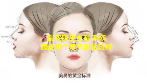 割双眼皮全割 割双眼皮哪个季节割比较好